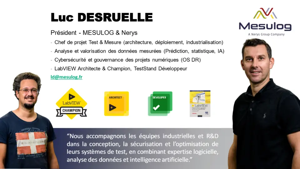 Luc DESRUELLE – diapositive 2