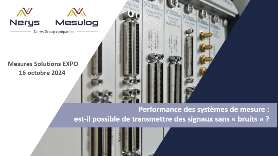 Performance des systèmes de mesure : est-il possible de transmettre des signaux sans « bruits » ? – diapositive 1