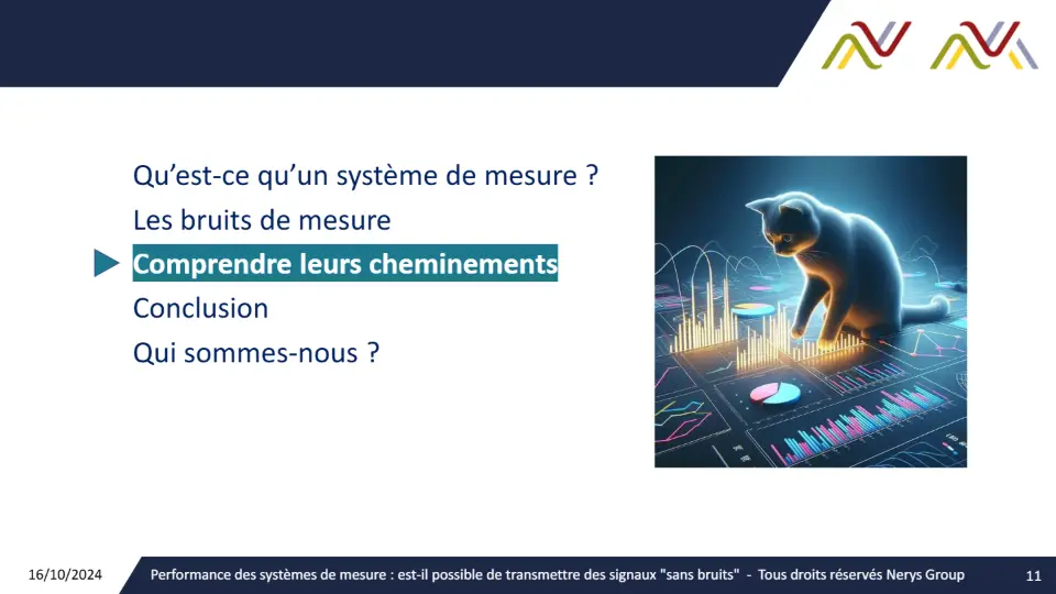 Performance des systèmes de mesure : est-il possible de transmettre des signaux sans « bruits » ? – diapositive 11